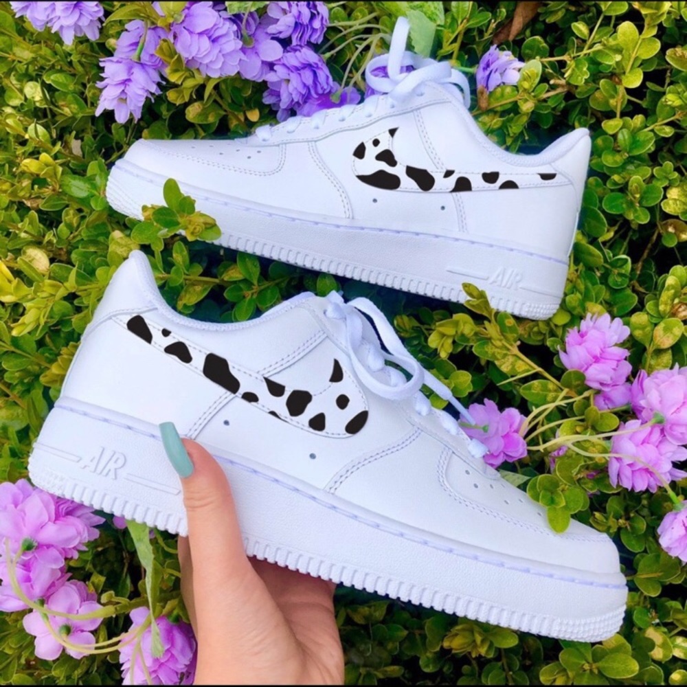 Cow Print Custom Air Force Ones